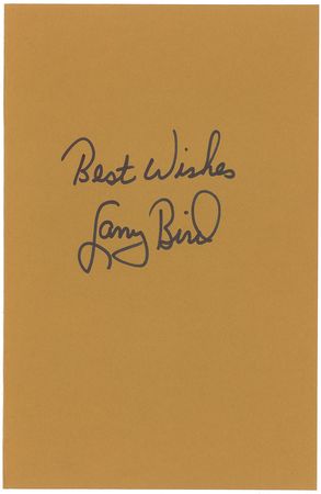 Lot #1018 Magic Johnson, Michael Jordan, and Larry Bird Signatures - Image 2
