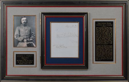 Lot #356 George E. Pickett: Exceptionally early Pickett ordnance document from 1848 - Image 1