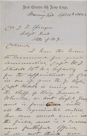 Lot #358 John Sedgwick Handwritten Letter Signed - Image 2