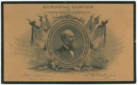 Lot #54 William McKinley: Two decades prior to his own assassination, McKinley arranges the ?memorial services of the late President Garfield? - Image 2