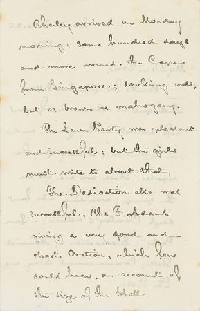 Lot #704 Henry Wadsworth Longfellow Handwritten Letter Signed - Image 2