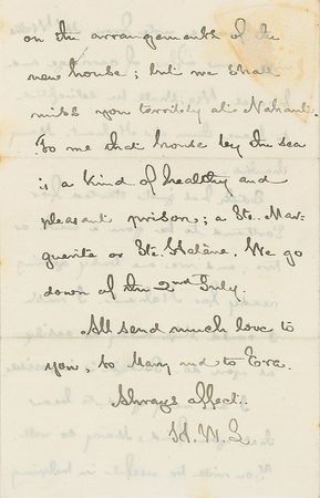 Lot #704 Henry Wadsworth Longfellow Handwritten Letter Signed - Image 4