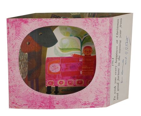 Lot #671 T. S. Eliot Christmas Card - Image 2