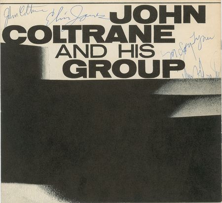 Lot #757 John Coltrane Quartet: Rare fully signed 1964 program for Coltrane and his group - Image 1