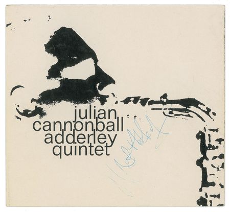 Lot #745 Julian ‘Cannonball’ Adderley Quintet Program - Image 1