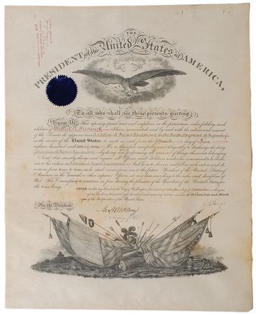 Lot #42 Rutherford B. Hayes Signed Document - Image 1