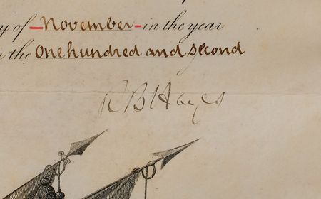 Lot #42 Rutherford B. Hayes Signed Document - Image 2