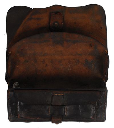 Lot #378 Gettysburg Cartridge Box: From the General Lee's Headquarters Museum in Gettysburg - Image 1