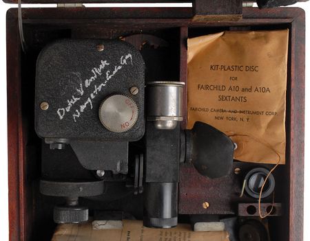 Lot #383 Enola Gay: Theodore ‘Dutch’ Van Kirk Sextant - Image 6