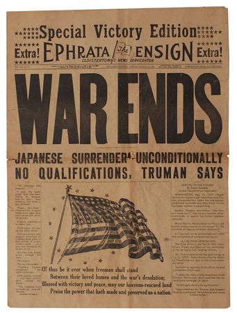Lot #365 World War II Newspaper - Image 2