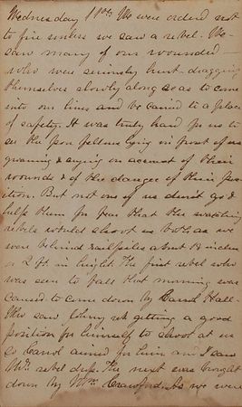 Lot #362 Union Soldier Diary: Riveting first-person account of the campaign against Richmond, including “the terrible & dreadful battle of Cold Harbor” - Image 1