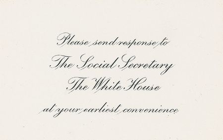 Lot #115 Richard and Pat Nixon Invitation - Image 2
