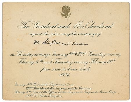 Lot #103 Grover and Frances Cleveland - Image 1