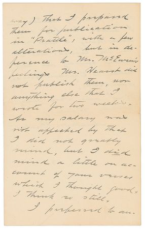 Lot #666 Ambrose Bierce Handwritten Letter Signed - Image 1