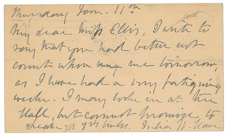 Lot #702 Julia Ward Howe Handwritten Letter Signed - Image 1