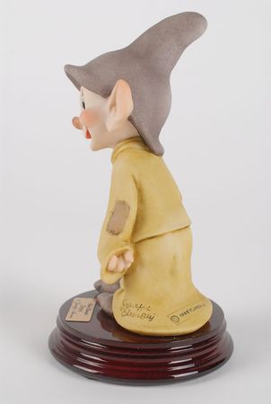 Lot #1176 Doc, Happy, Sleepy, Sneezy, Dopey, Grumpy, and Bashful: Amazing full set of Snow White’s seven dwarfs by Armani - Image 5