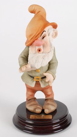 Lot #1176 Doc, Happy, Sleepy, Sneezy, Dopey, Grumpy, and Bashful: Amazing full set of Snow White’s seven dwarfs by Armani - Image 7