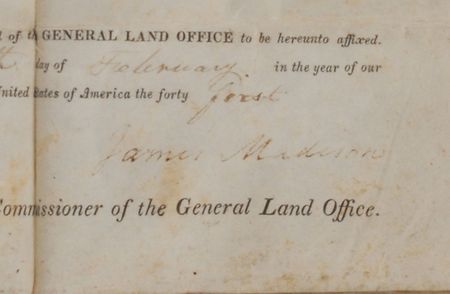 Lot #8 James Madison Signed Document - Image 2