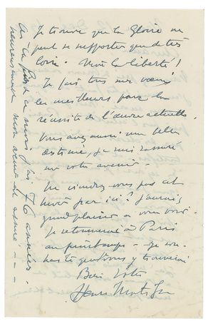 Lot #640 Henri Matisse: 