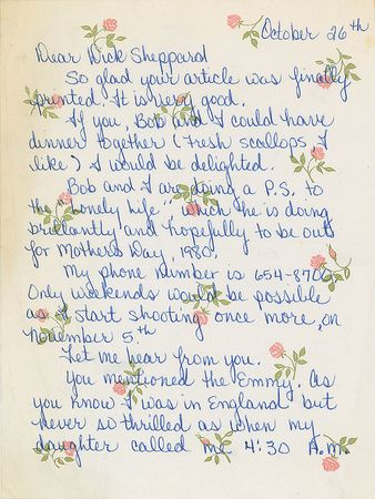 Lot #920 Bette Davis Signed Letter - Image 1