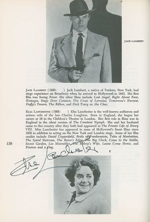 Lot #911 Character Actors Book - Image 1