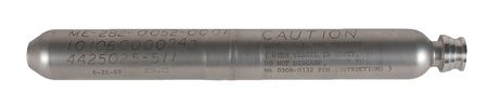 Lot #575 Apollo CM Side Hatch Counter Balance System Nitrogen Gas Cartridge - Image 1