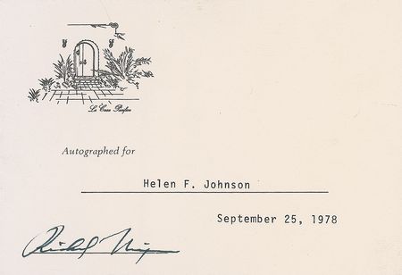 Lot #136 Richard Nixon - Image 1