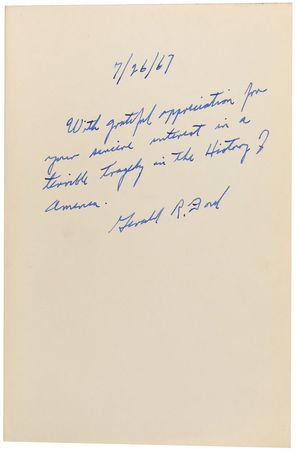Lot #64 Gerald Ford - Image 1