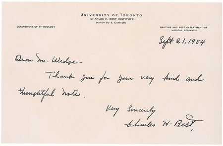 Lot #338 Charles Best - Image 1