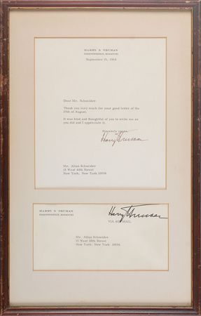 Lot #128 Harry S. Truman Typed Letter Signed - Image 2
