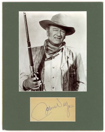 Lot #771 John Wayne Signature - Image 2