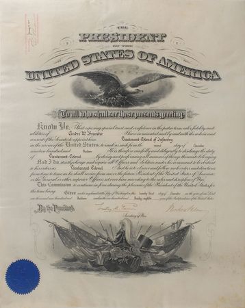 Lot #121 Woodrow Wilson Signed Document - Image 1