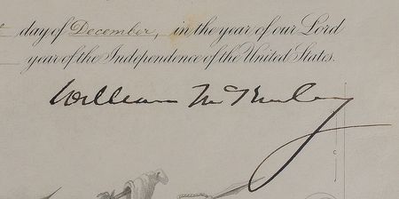 Lot #52 William McKinley Signed Document - Image 2