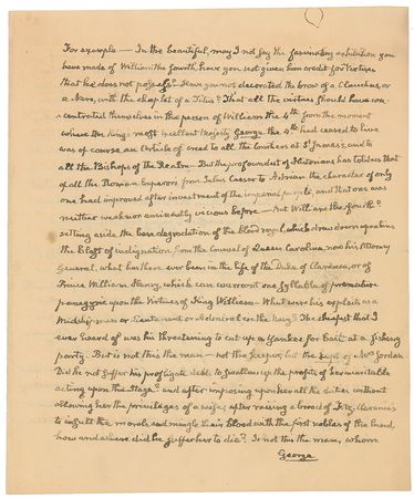Lot #12 John Quincy Adams: “The characters of kings not only are History, but make the History of Nations and of the World” - Image 3