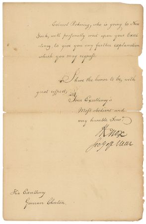 Lot #230 Henry Knox: Disavowing a greedy 1791 land deal made at a ?council held with the five nations of indians? - Image 5