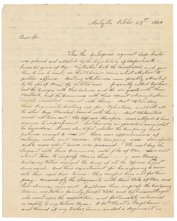 Lot #3 John Adams: “All these things impressed