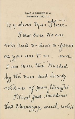 Lot #122 Edith Bolling Wilson - Image 1