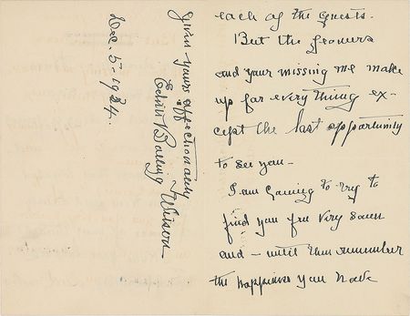 Lot #122 Edith Bolling Wilson - Image 2