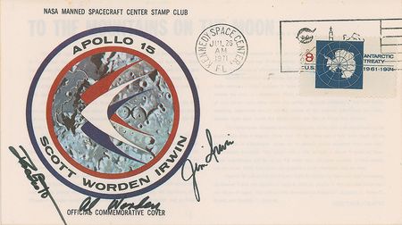Lot #463 Apollo 15 Insurance Cover - Image 1