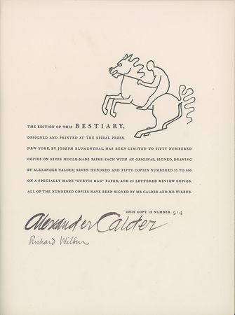 Lot #491 Alexander Calder Book - Image 1