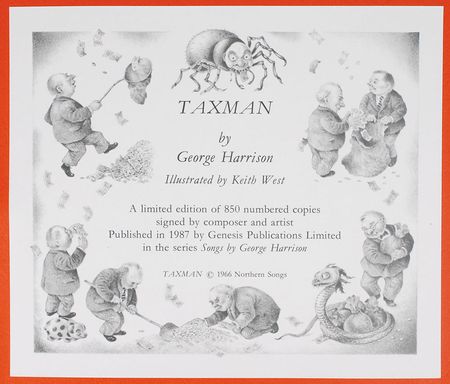 Lot #612 Beatles: George Harrison: Harrisonâ??s â??Taxmanâ?? comes to unsettling life - Image 2