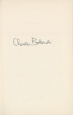 Lot #562 Charles Bukowski Book - Image 2