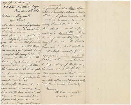 Lot #421 Civil War: ?The papers turn with accounts of the sharp tricks of the rebels? - Image 1