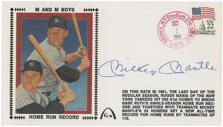 Lot #859 Mantle, DiMaggio, and Williams First Day Covers - Image 3