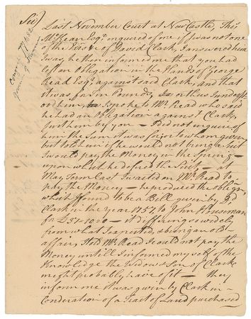 Lot #261 Nicholas Van Dyke Handwritten Letter Signed - Image 1