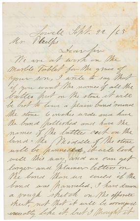 Lot #426 Gettysburg Handwritten Letter Signed - Image 1
