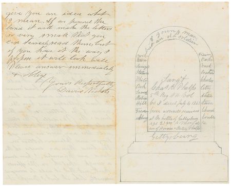 Lot #426 Gettysburg Handwritten Letter Signed - Image 2