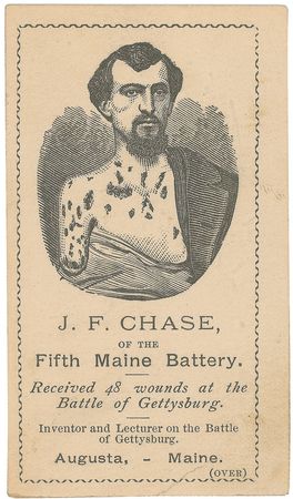 Lot #394 John F. Chase Tintype and Calling Card - Image 2