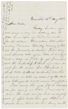 Lot #418 7th Massachusetts Infantry Handwritten Letter Signed - Image 1