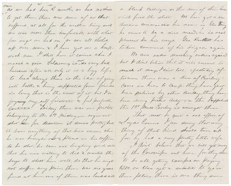 Lot #418 7th Massachusetts Infantry Handwritten Letter Signed - Image 2